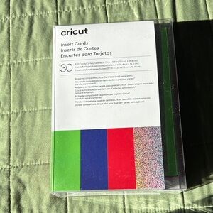 Cricut Insert Cards - Bold Red, Blue, Green, Glitter